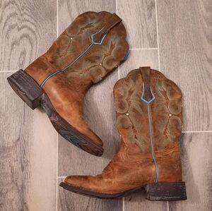 Ariat Sassy Brown Tombstone Western Boots 6